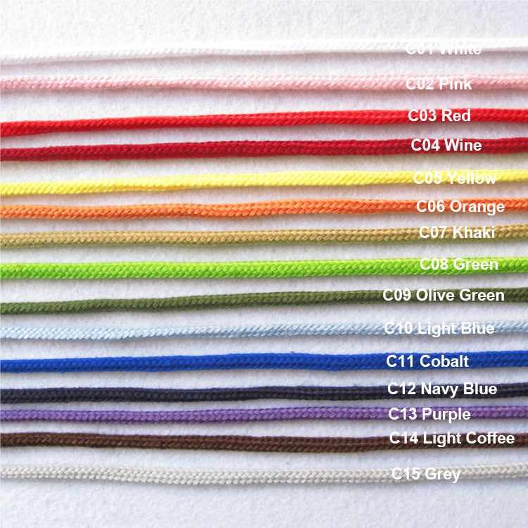 cotton rope color chart
