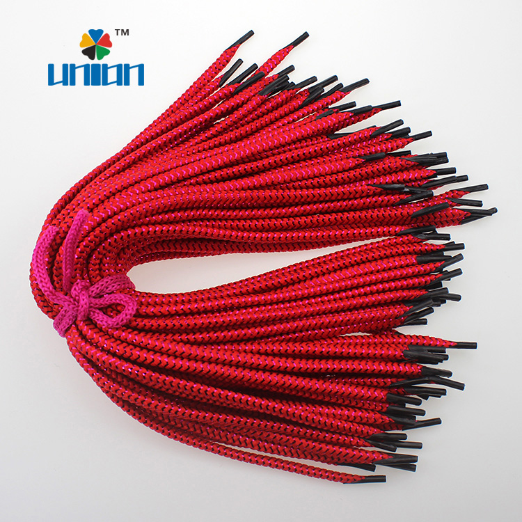 red braided metallic rope